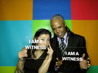 FFC13 Hassan Hakmoun and Chikako Lwahori Hassan Hakmoun and Chikako Lwahori in the WITNESS photo booth